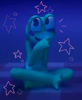 Ribbit Laughing with doodles i drew